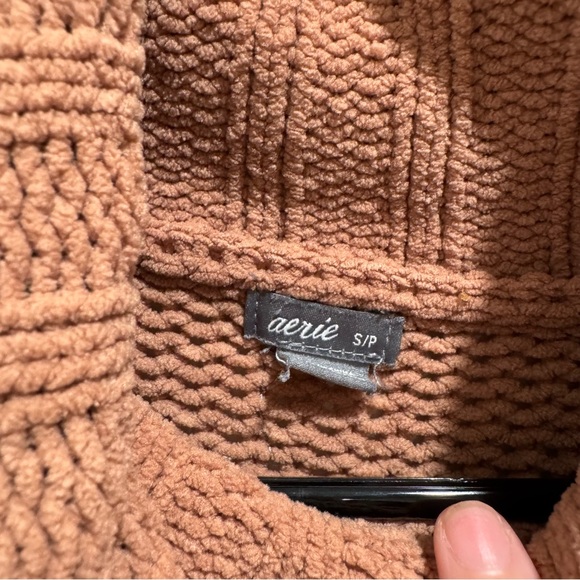 Aerie Chenille Mock‎ Neck Sweater — Size S - Picture 5 of 9